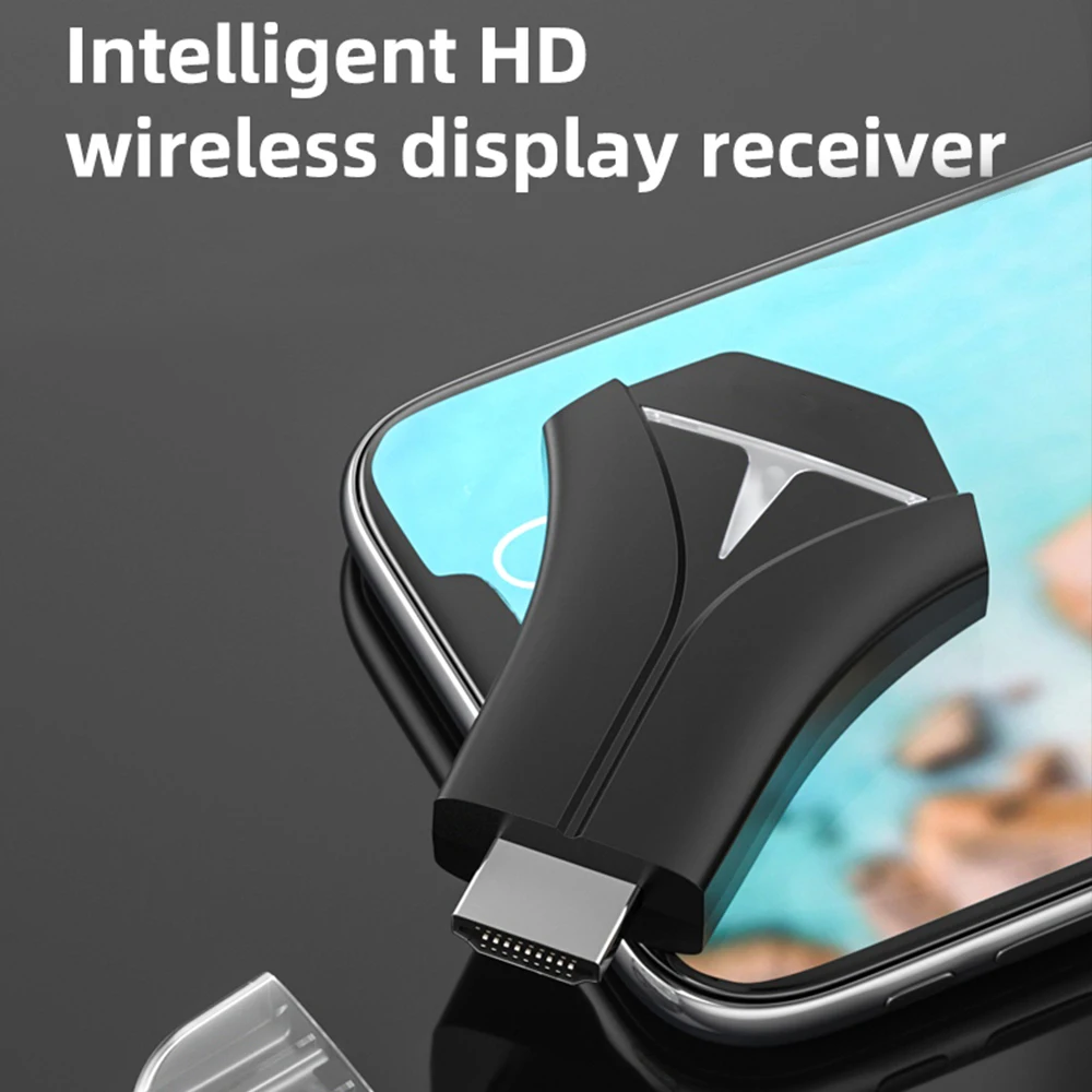 Мини ТВ-приемник K12 Wi-Fi HDMI-совместимый зеркальный экран 1080P подходит для Miracast Anycast