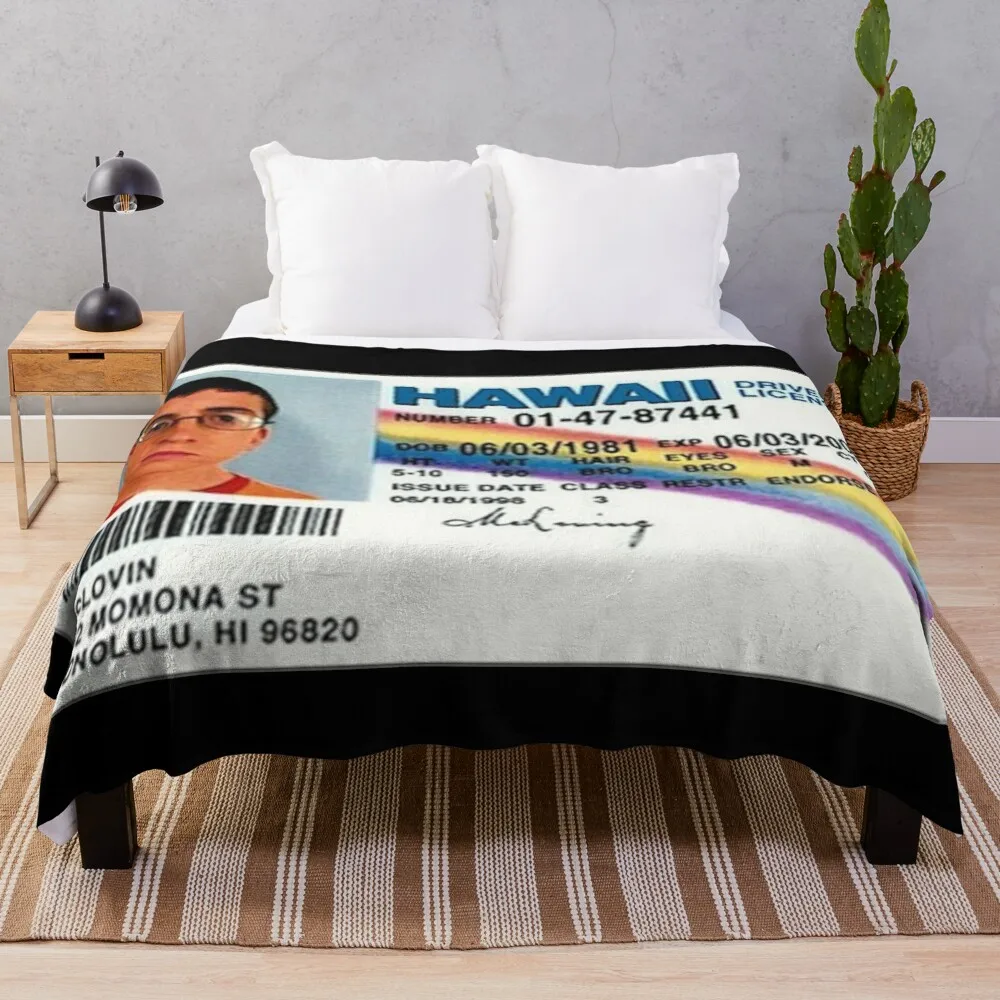 

McLOVIN Throw Blanket Double blanket hairy