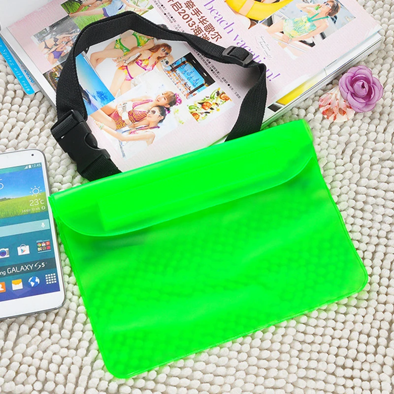 

Waterproof Sealing Rafting Diving Swimming Waist Bag Ski Veneer Underwater Drying Shoulder Bag Waist Bag Gym Bag for Water Sport
