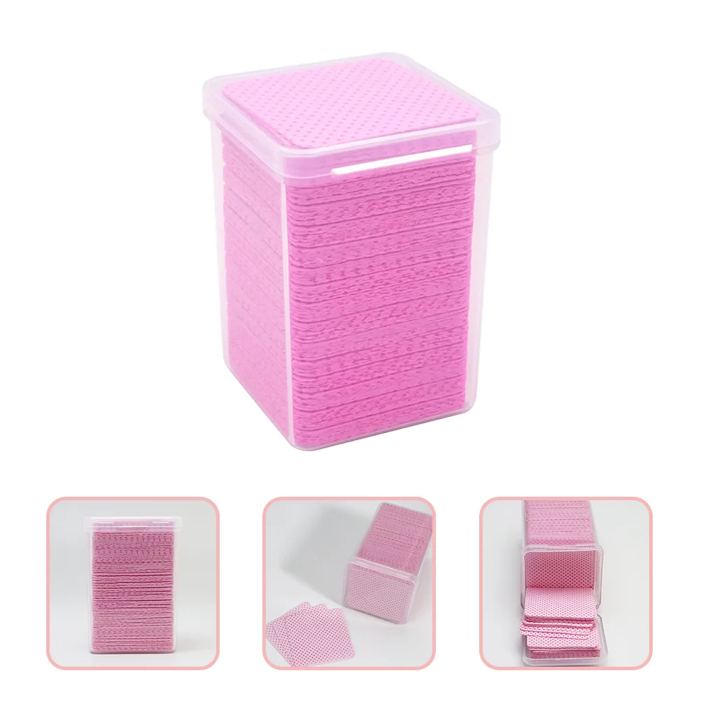 

400pcs Nail Polish Remover Pad Nail Cleaning Wipes Pads Glue Remover Pads