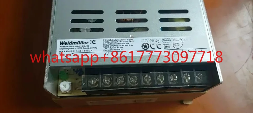 Фото Блок питания Weidmuller PRO PM 250W 24V 10.5A, импульсный, постоянного тока, плоская панель, артикул 266020292 №1