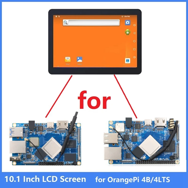 

10.1 Inch TFT LCD Touch Screen Kit Driven Capacitive Touch Screen 800X1280 Touch Screen For Orange Pi Board