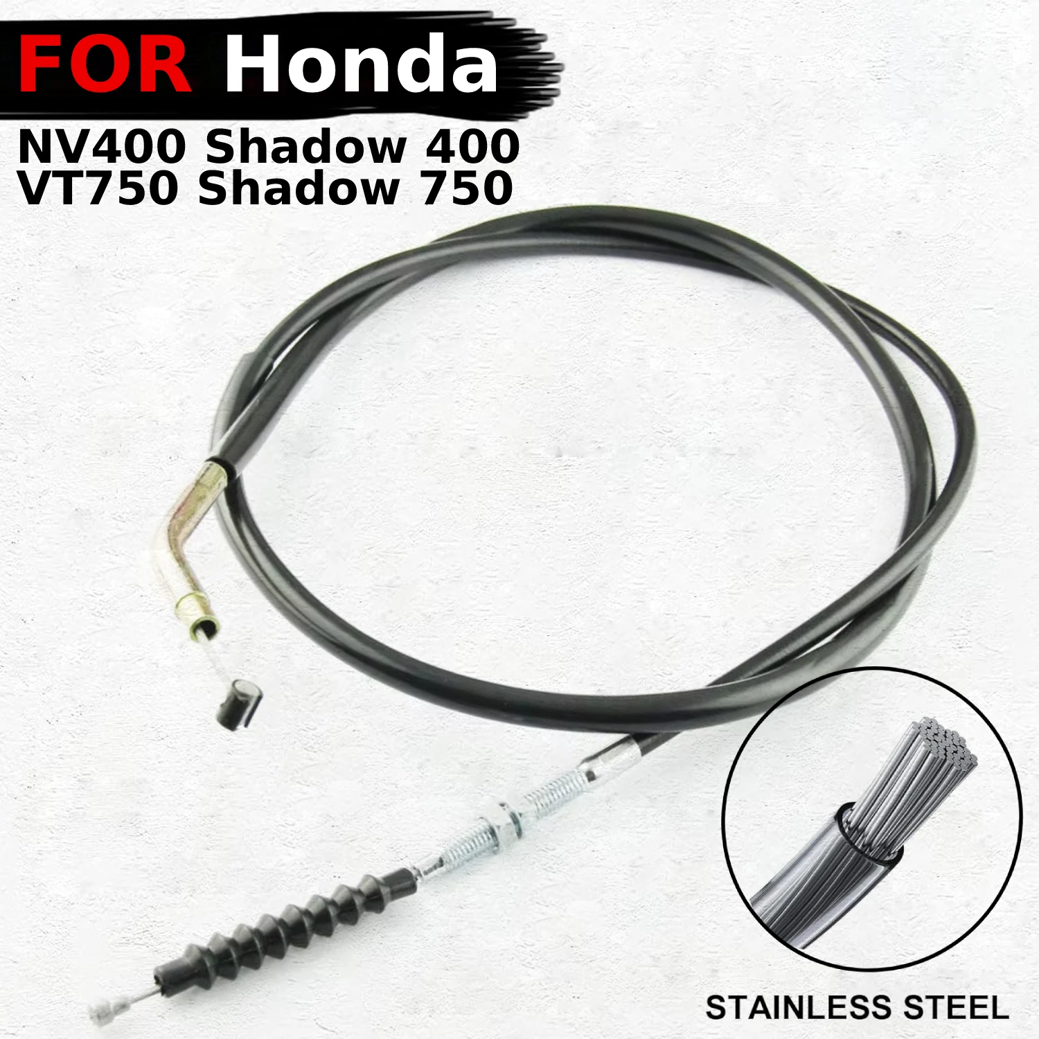 

Стальной трос сцепления для мотоцикла Honda NV400 Shadow 400 1998-2008 VT750 Shadow 750 1997-2009, аксессуары