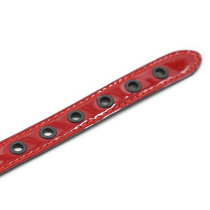 Сексуальные открытые кляп шар красный черный PU кожаный ремешок с открытыми