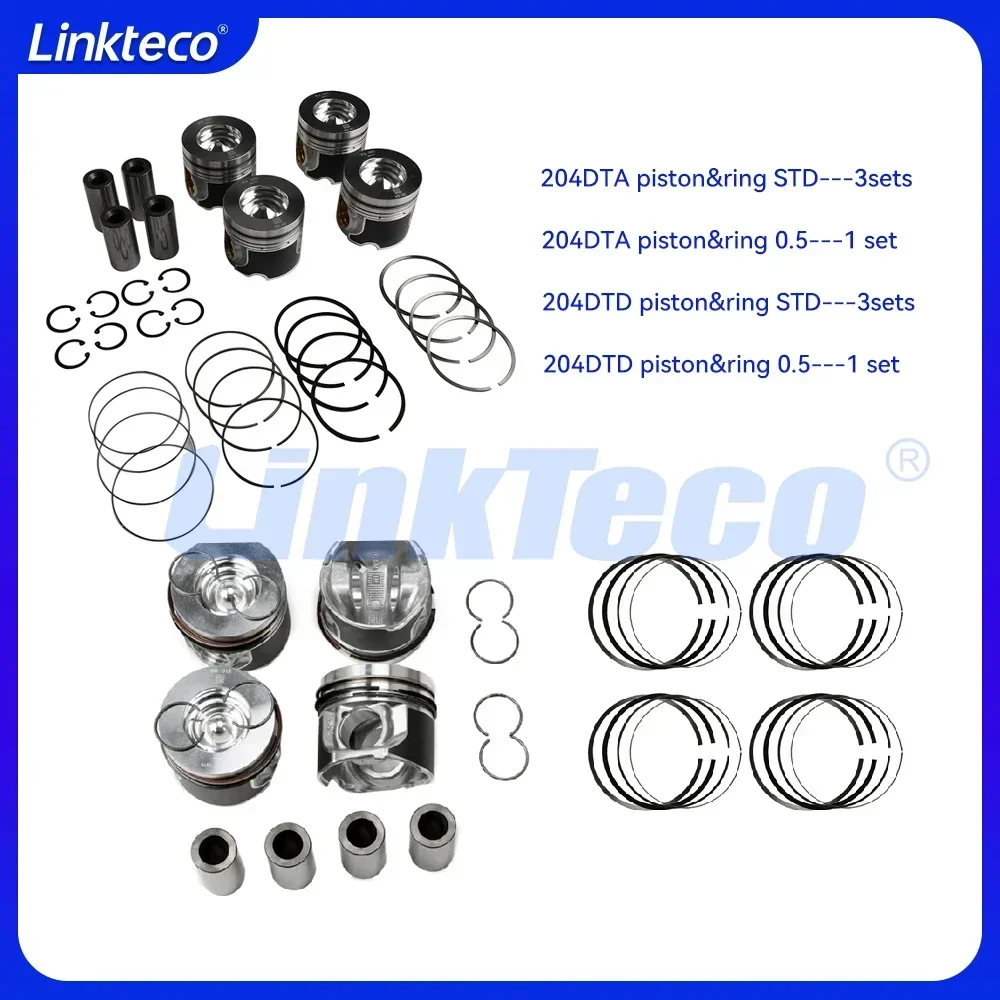 Комплект поршней деталей двигателя подходит для Land Rover 2.0