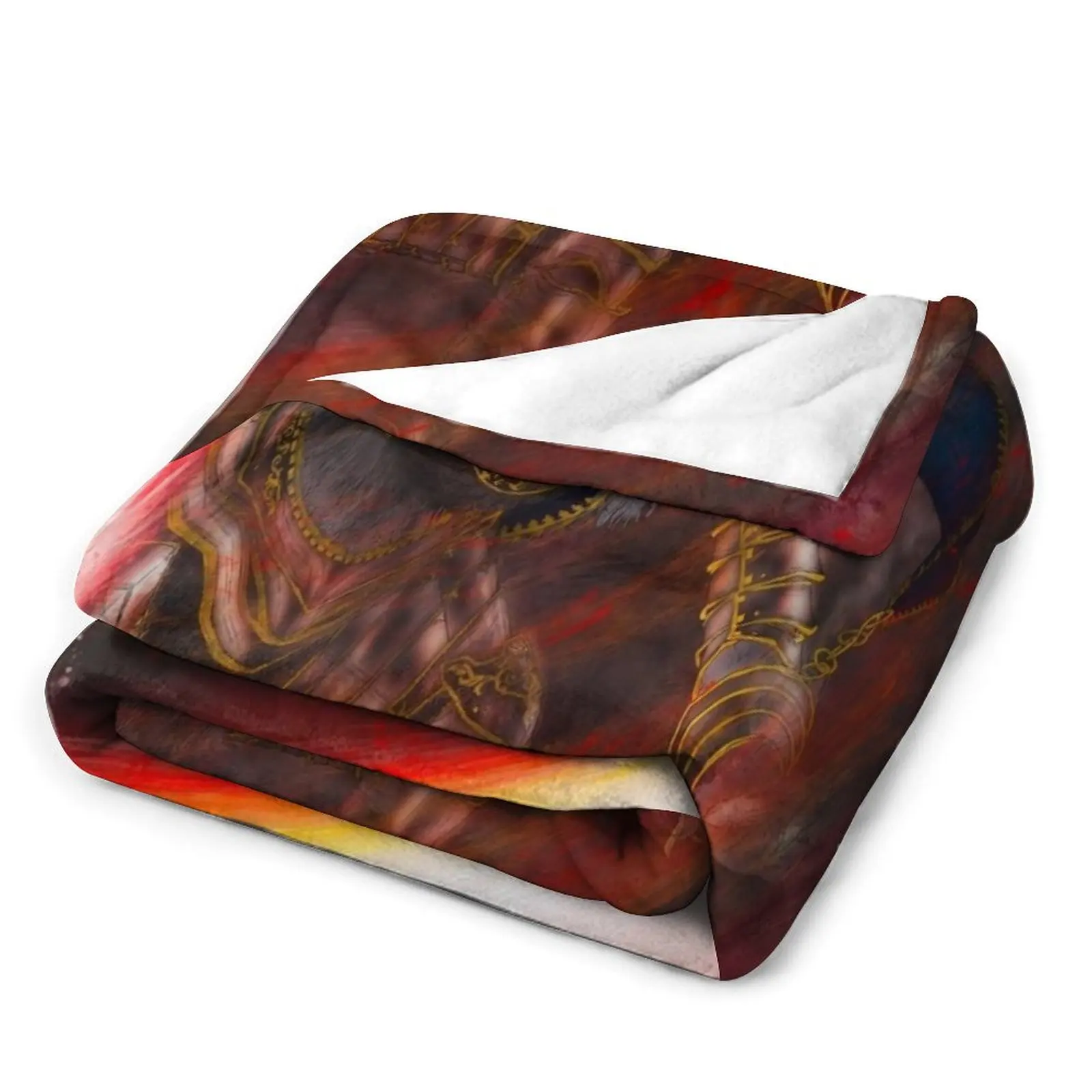 Плед Maliketh с черным лезвием аниме одеяло пледы