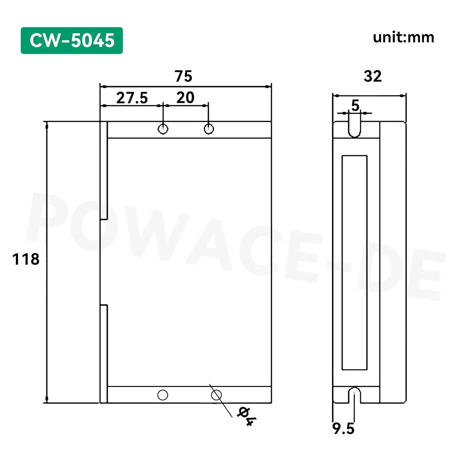 Драйвер шагового двигателя RATTM CW5045 24-50 В постоянного тока 256 А микрошагов для Nema17