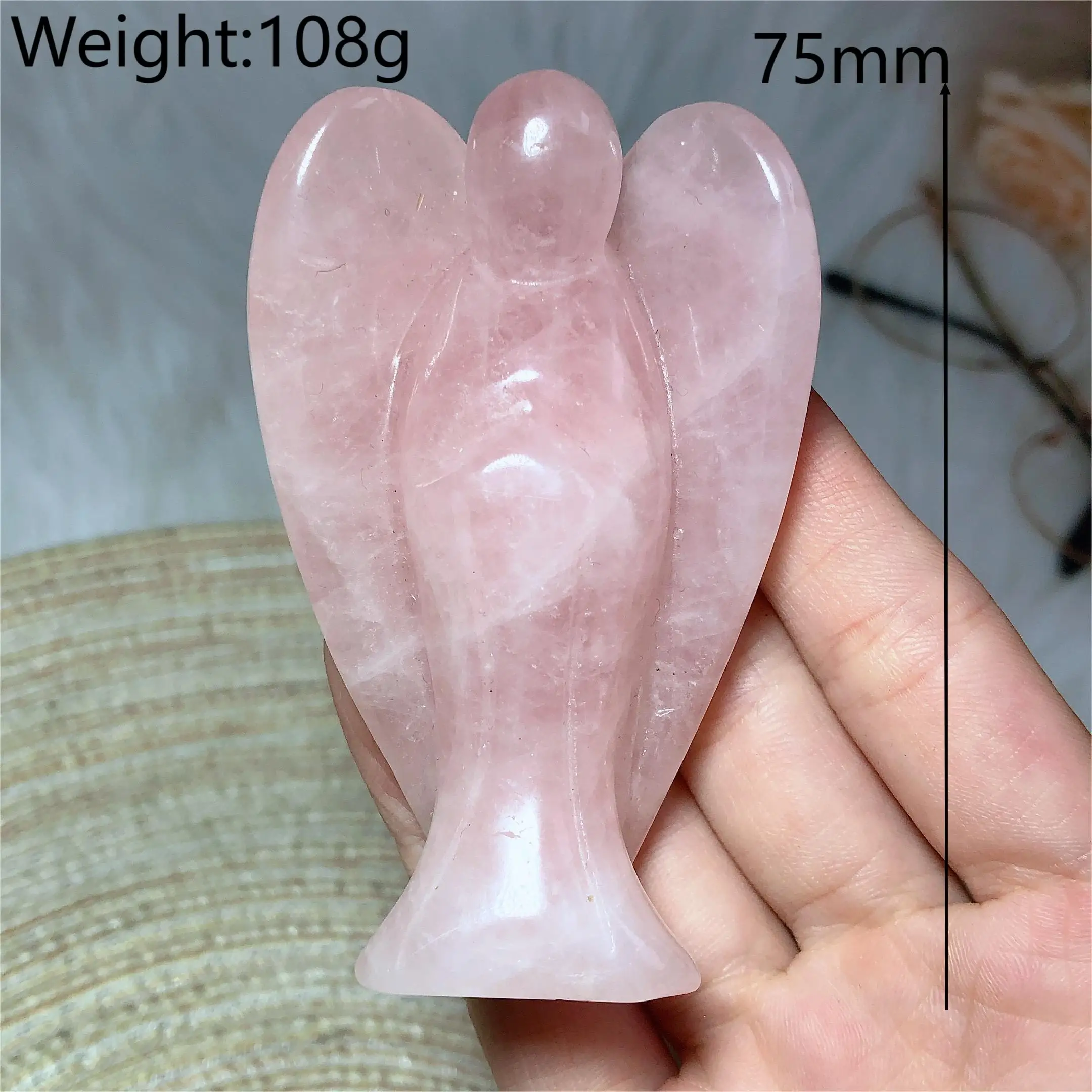 

Розовый кварц, кристалл для дома