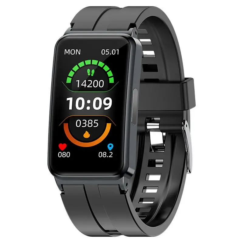 

Blood Glucose Monitoring Watch EP01 Smart Bracelet ECG+PPG Watch HRV Heart Rate Temperature 1.47 Inch HD Waterproof IP67