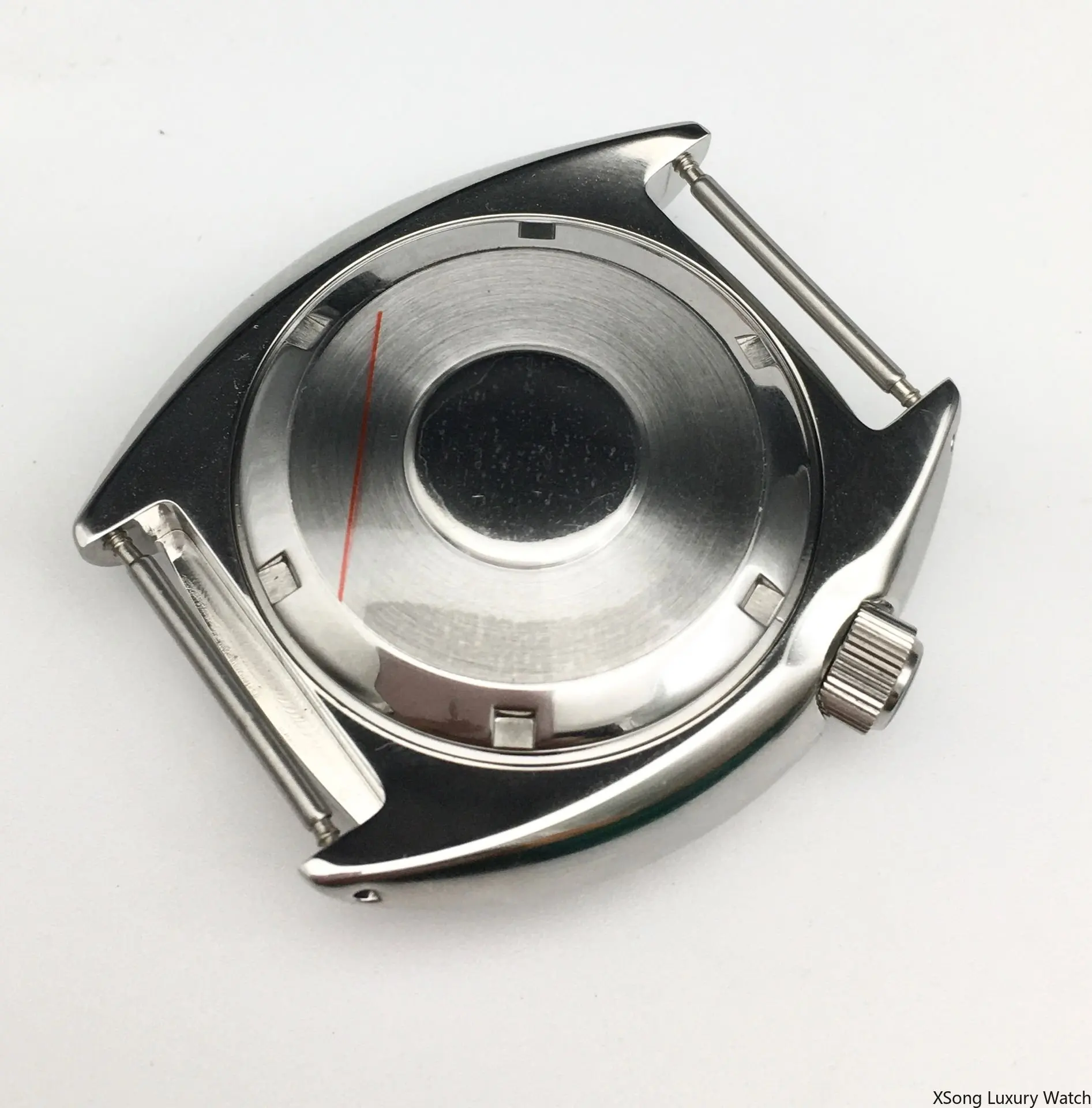 45mm cases Watch fine SKX007 Case Men's mechanical watch Stainless Steel Cases Parts Sapphire Glass Fit nh35a nh36a Movement