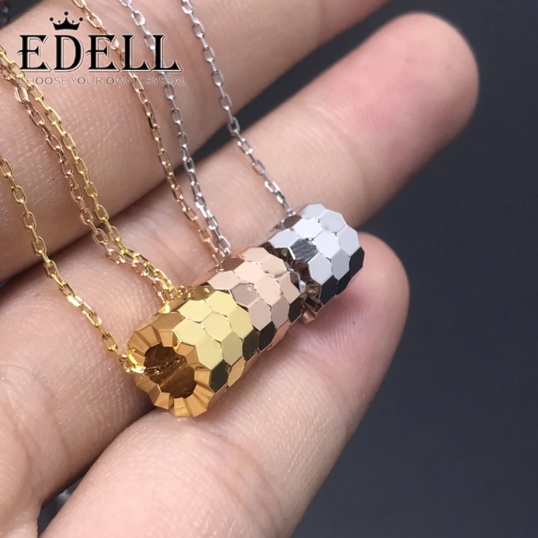 

Edell CHAMUET New High Quality and Exquisite Diamond Free Face Honeycomb Necklace Gold Platinum Rose Gold