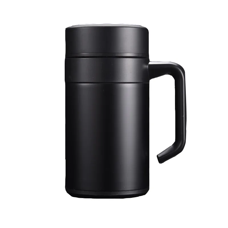 

Thermal Mug Insulated Water Cups Leak-proof Mugs Bidon Tasse Vacuum Flasks Stainless Steel Handgrip Business Office Cup