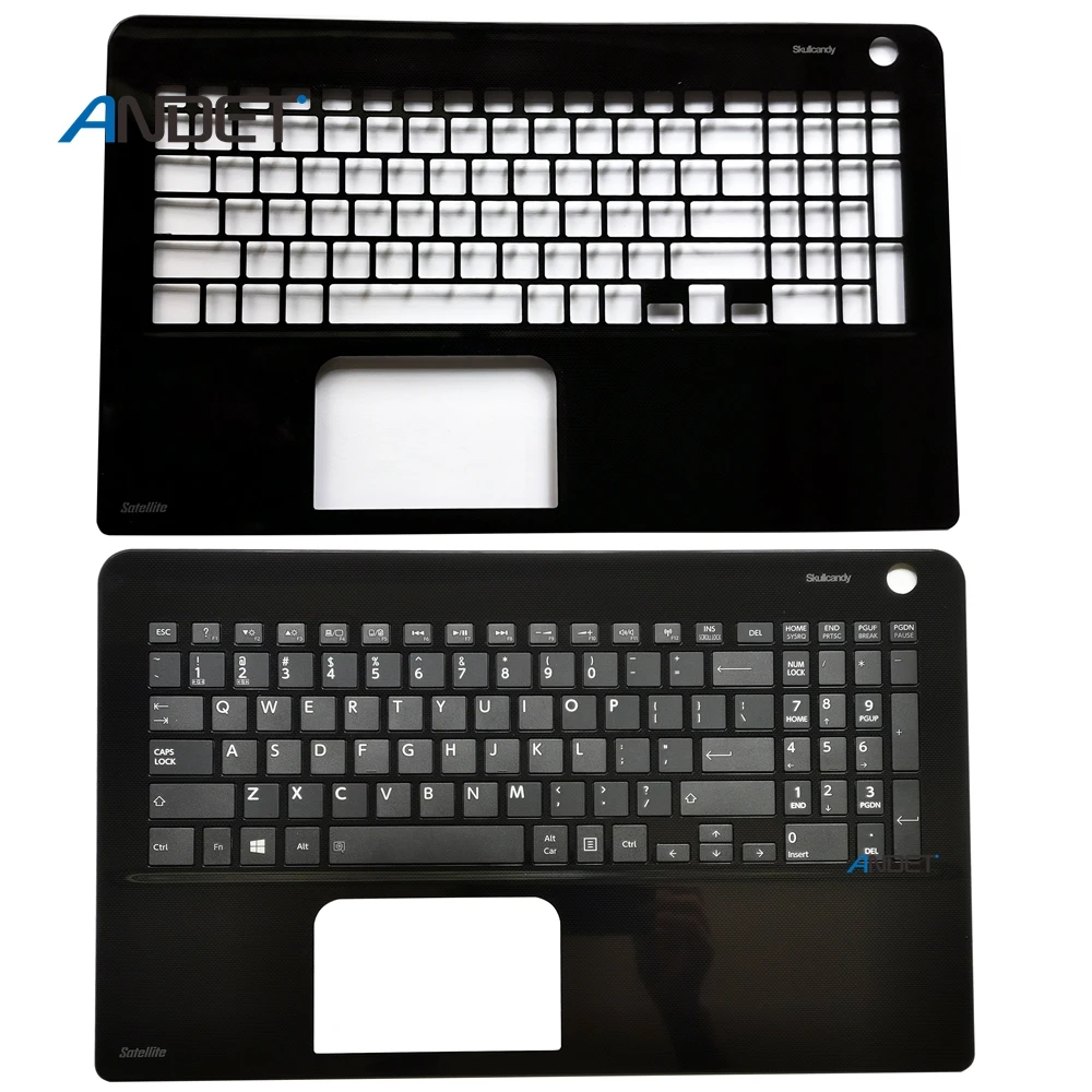 

For Toshiba Satellite L50-B L50D-B L50T-B L50DT-B Palmrest KB Bezel Upper Case Cover C Shell US Keyboard EABLI00410