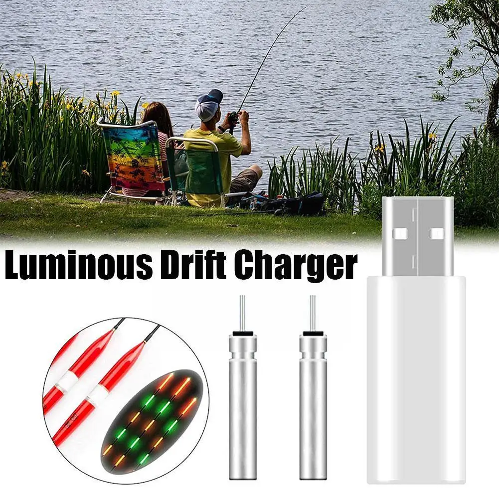 Outdoor Fishing Float Rechargeable CR-425 Float Battery USB Charger Plastics For Electronic Fishing Floats Night Accessorie Q1Z4
