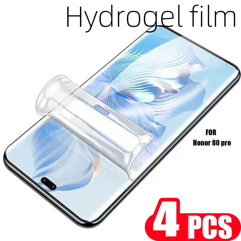 

4 шт., Гидрогелевая Защитная пленка для Honor 60 70 pro plus 80 lite GT 50 SE