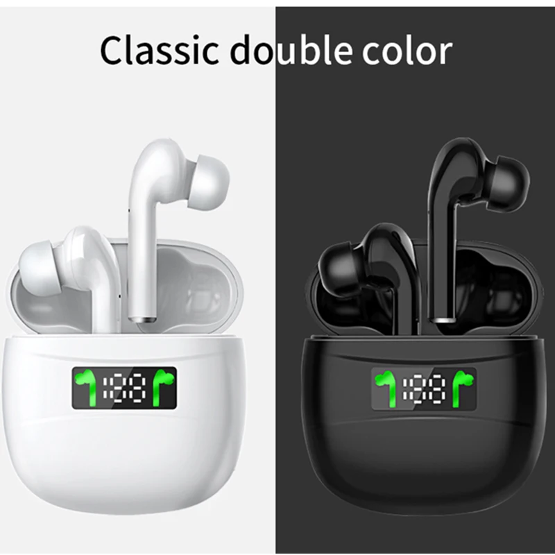 

J3 Pro TWS Wireless Bluetooth 5.2 Headset Headset Touch Control Sport Waterproof HD Stereo Earbuds With Mic For All Phone
