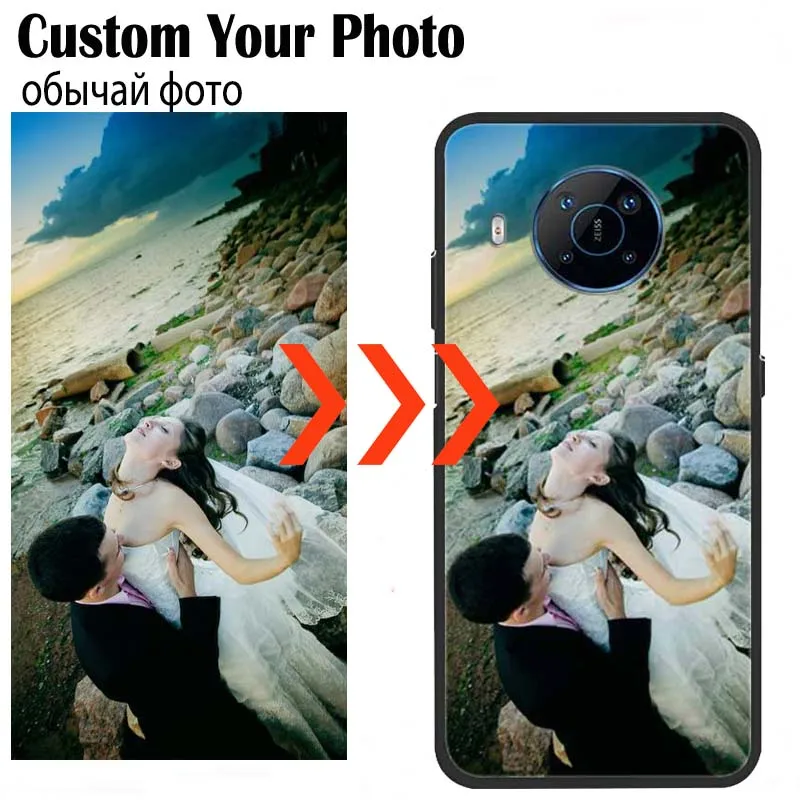 Индивидуальные чехлы для телефонов Nokia X100 5G силиконовый чехол с индивидуальным