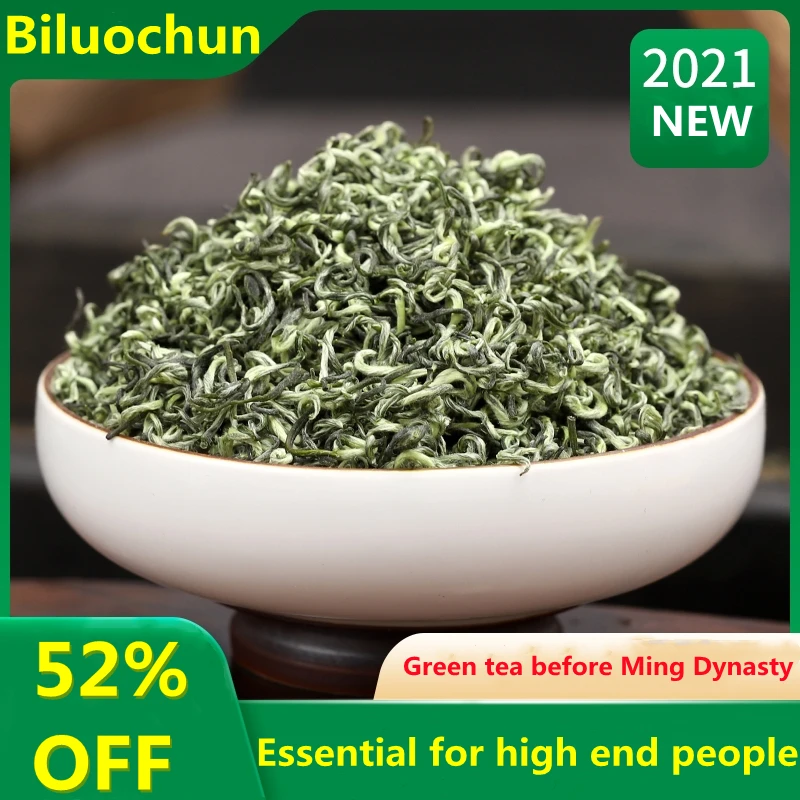 

2022 China Bi-luo-chun Green -Tea Real Organic New Early Spring Green -Tea for Weight Loss Health Care