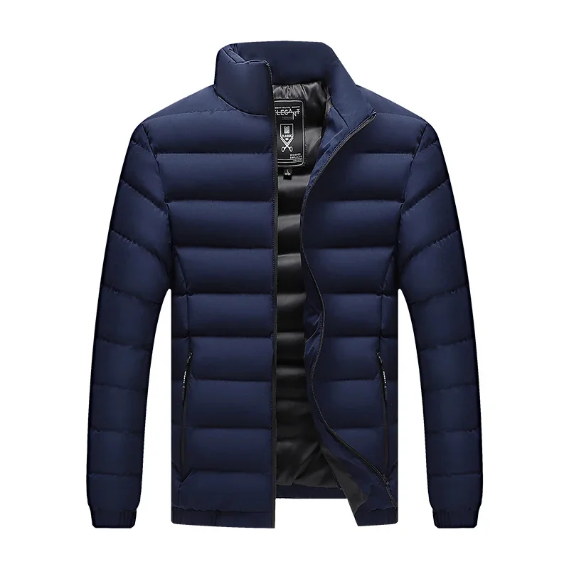 

2023 зимнее Мужское пальто с хлопковой подкладкой, новый стиль, сохраняющая тепло мужская куртка, высокое качество, мужская куртка с воротником для улицы