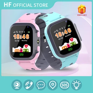 kids smart watch sim card call phone smartwatch for children sos photo waterproof camera lbs location gift for boys and girls free global shipping