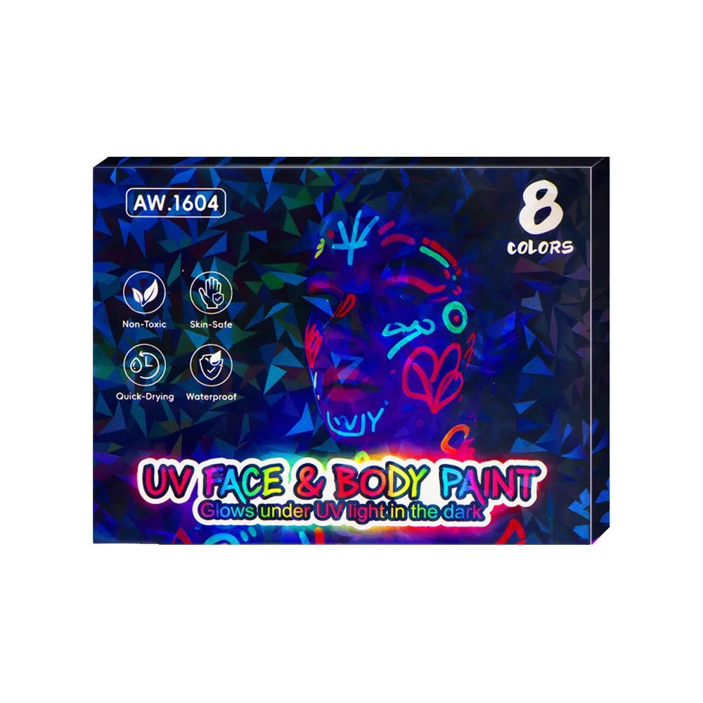 

8 цветов/набор неоновых УФ-флуоресцентных акриловых ручек, маркеры для рисования, светящиеся в темноте яркие светящиеся маркеры «сделай сам», товары для рукоделия