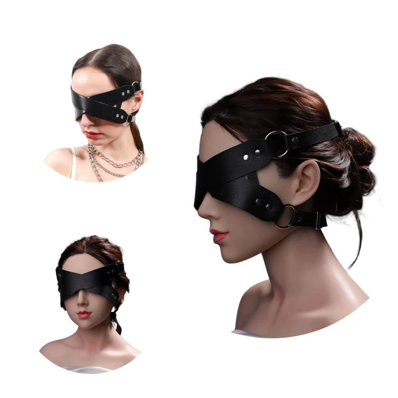 SM секс-реквизит женская сексуальная кожаная маска секс-маска для глаз аксессуары
