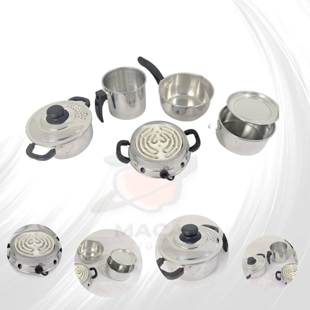 

Home Economica Camping AppliesSTORE 5 Pieces Polished Kit