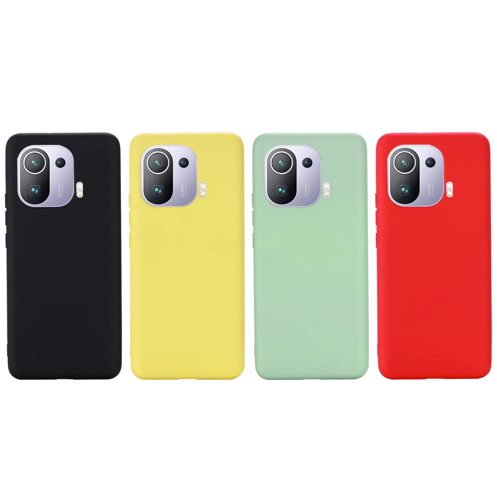 

Liquid Silicone Case For xiaomi redmi k40 pro Soft Gel Rubber Protective Cover