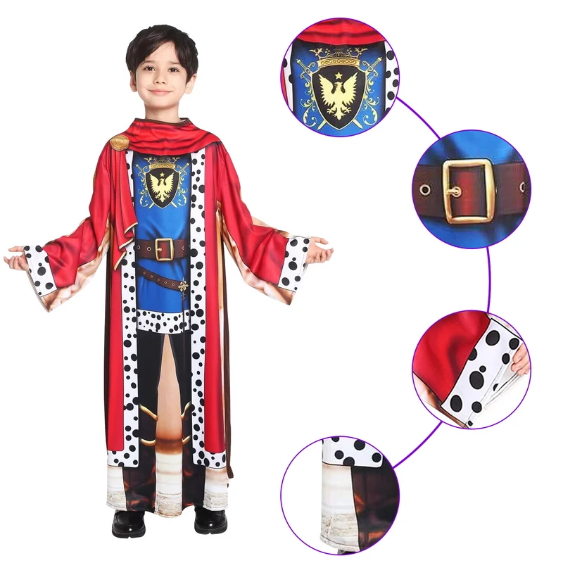 Детский костюм для косплея на Хэллоуин мальчиков вампира принца пирата девочек