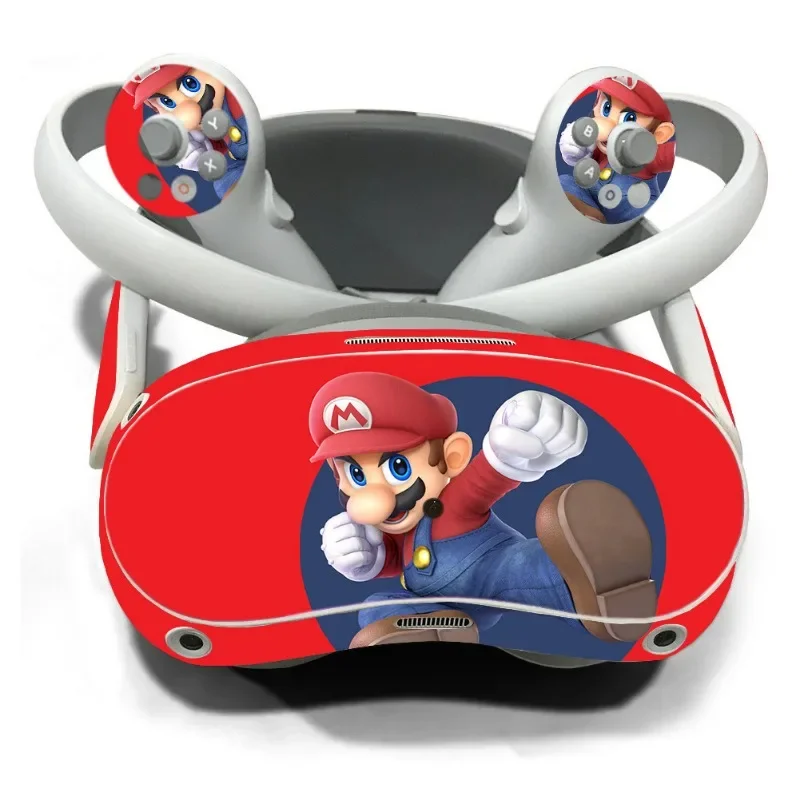 Виниловая наклейка Super Mario для Pico 4 VR защитная водонепроницаемая пленка