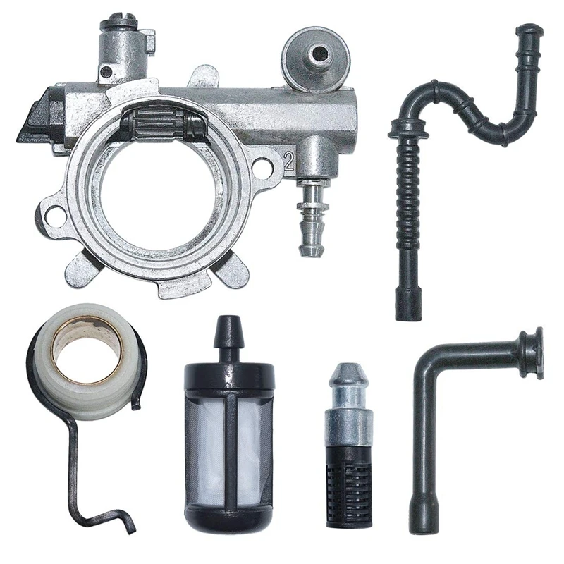 

Oil Pump Oiler Worm Gear Fuel Oil Filter Line Kit Fit For Stihl 034 036 MS360 Chainsaw Replace 1125 640 3201
