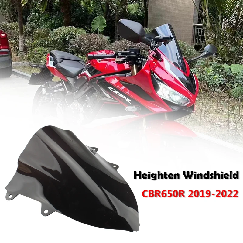 

2022 для HONDA CBR650R CBR 650R 2019-2021 22, спортивный передний экран для мотогонок, увеличитель лобового стекла, обтекатель лобового стекла