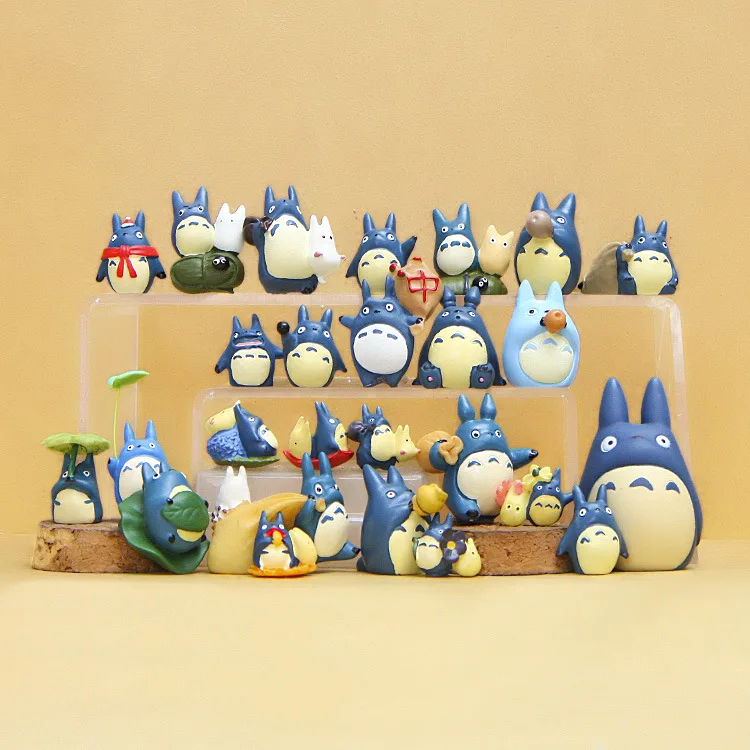 

Classic Totoro Collective Action Figures DIY Creative Micro-landscape Decoration Miniatures Children's Birthday Gift