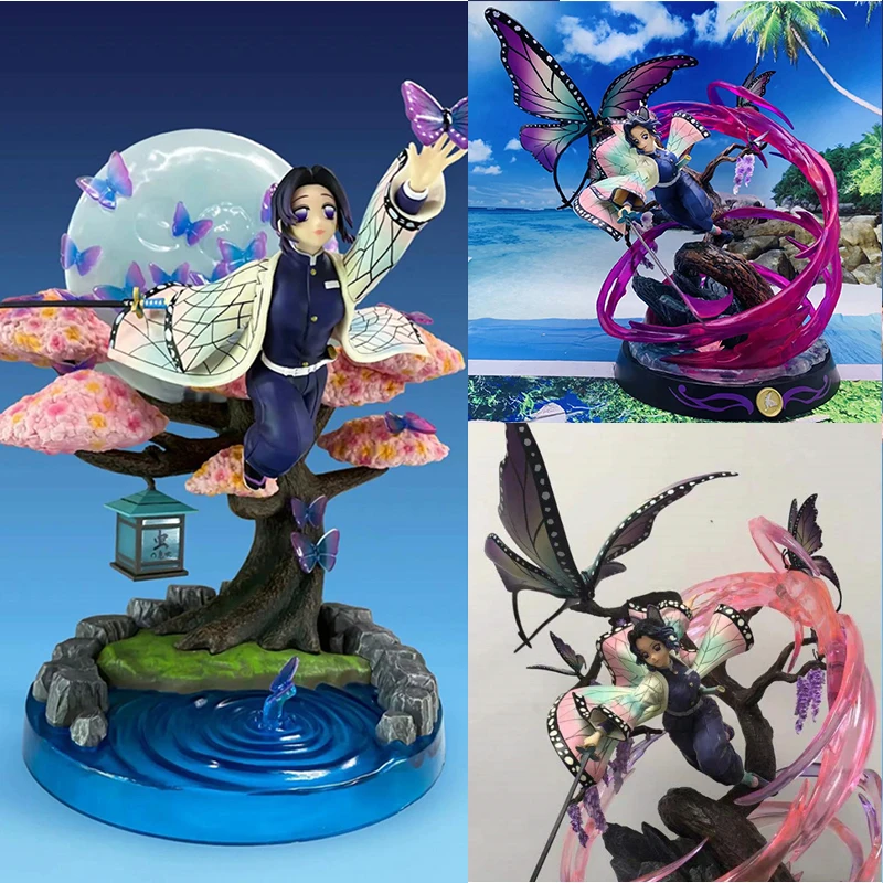 

Jepang Setan Slayer Kimetsu No Yeyang Kochou Shinobu PVC Tokoh Aksi Mainan GK My Girl Koleksi Model Doll Desktop Ornament