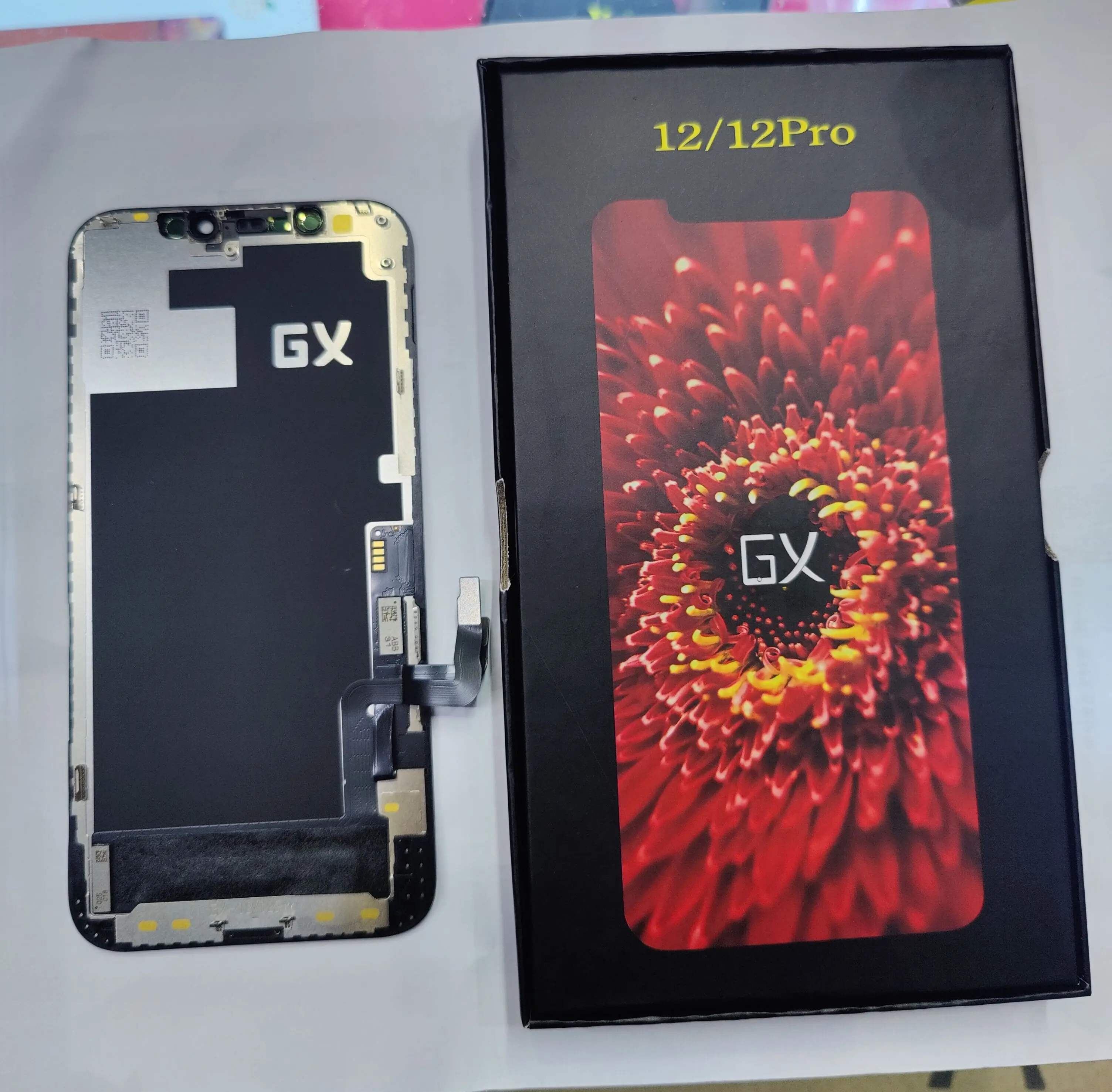 ЖК-дисплей без битых пикселей GX Pantalla OLED для iPhone 12 pro сенсорный экран дигитайзер в