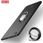 Чехол MSVII для Xiaomi Mi 5 5S 5X A1, тонкие кожаные чехлы с кольцом на палец для Xiomi Mi5S Mi5X, чехол-держатель для Xiaomi Mi5 A1, чехлы