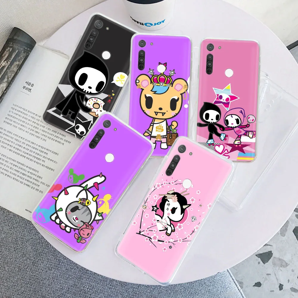 Мягкий чехол для Redmi Note 13 13R 12 12S 11 11T 11S 10 10S 9 9T Pro Plus ZR53 Tokidoki