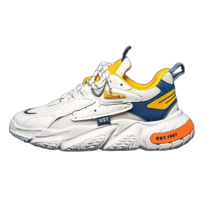 

Men Sneakers Breathable Casual Shoes High Quality Antiskid Damping Sports Shoes Outdoor Comfortable Mesh Shoes Zapatillas