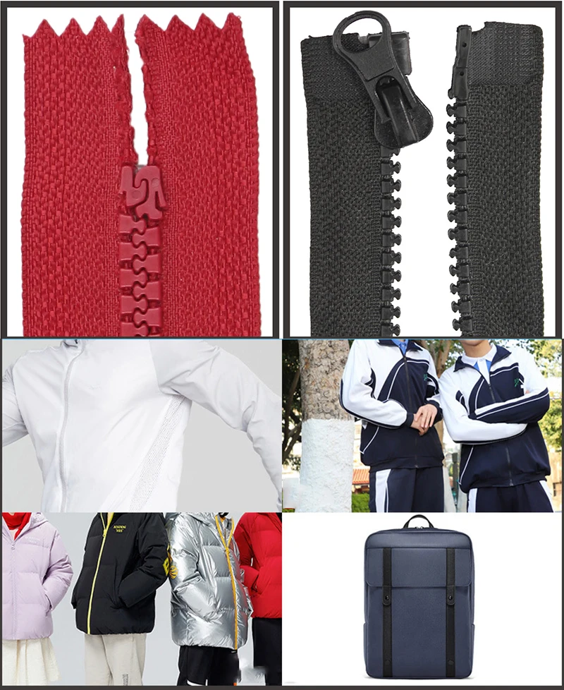 Meetee 2pcs 40-120cm 5# Resin Zipper Open-End Auto Lock Zip for Jacket DIY Garment Sewing Zips Bag Coat Service Zippers ZA178 images - 6
