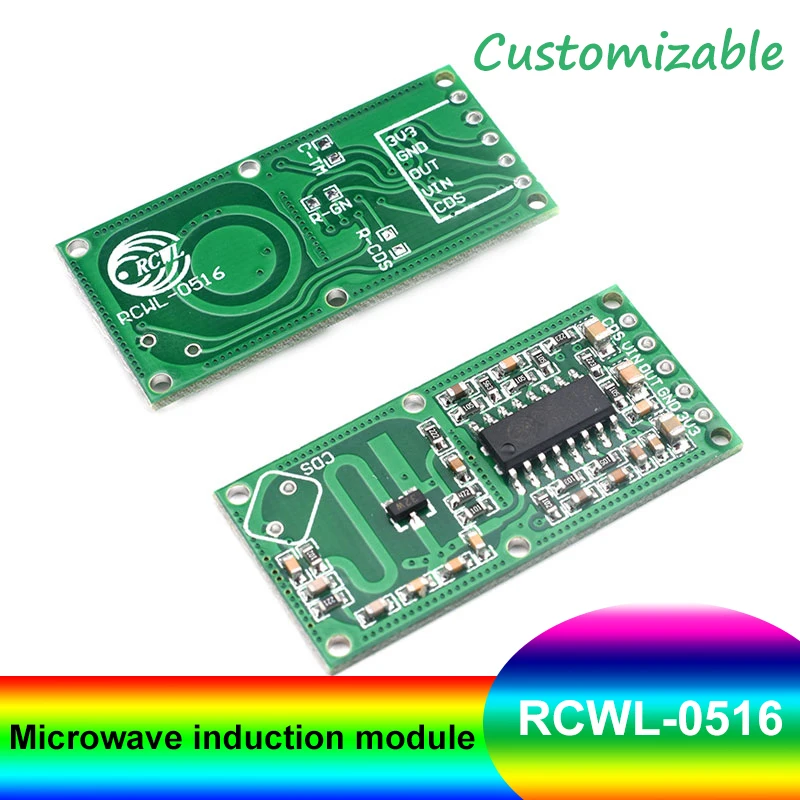 

Newest Long Distance Intelligent RCWL-0516 Microwave Radar Inductive Detector Switch Module Human Body Sensing Module