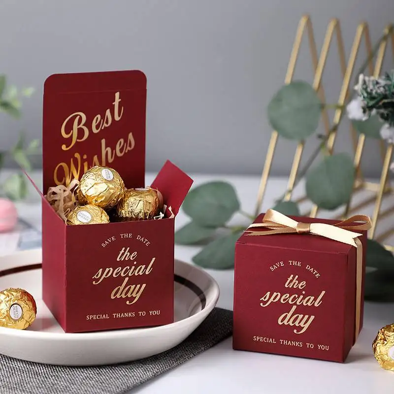

Wedding Birthday Candy Packing Boxes Chocolate Packaging Candies Box Gift Box