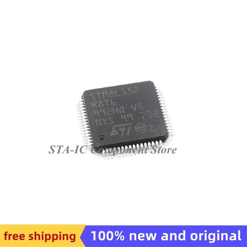 

STM8L152R8T6 LQFP-64 новая оригинальная бесплатная доставка