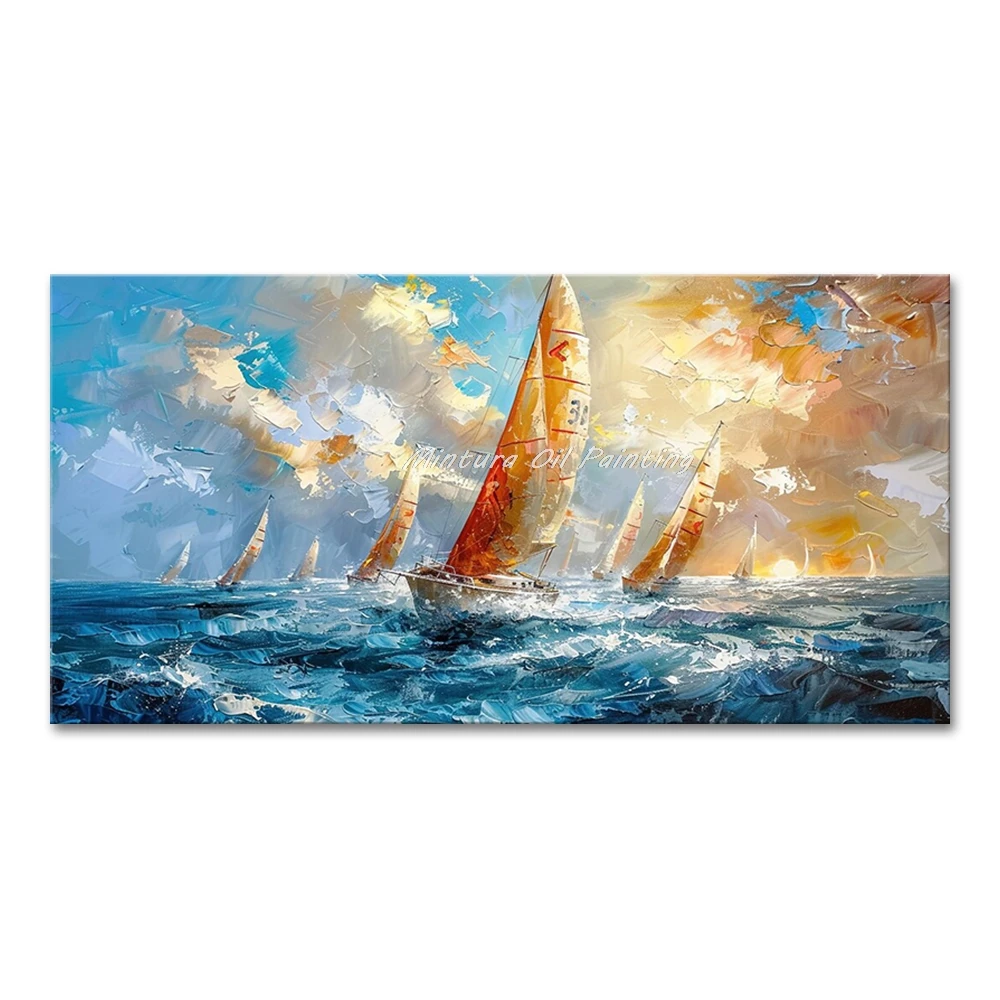 

Картина маслом Mintura Нож Парусник Ландшафт
