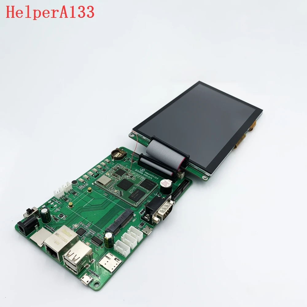 Фото Плата для разработки Helperboard A133 Quad core Cortex A53, мини-ПК, плата с ЖК-экраном №3