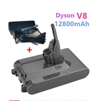100 original dyson v8 12800mah 21 6v battery for absolute fluffyanimal li ion vacuum cleaner rechargeable battery charger