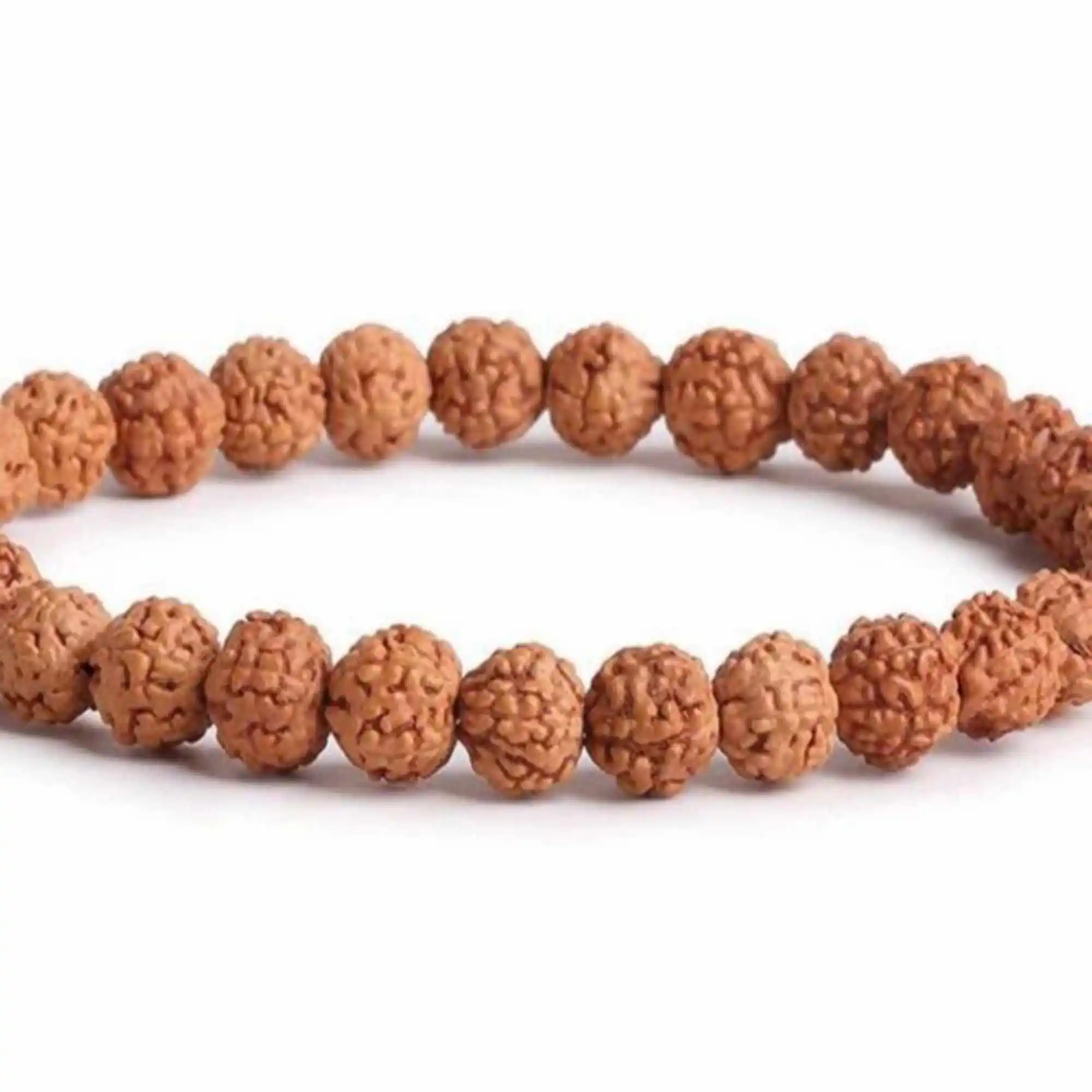 

8mm Natural round Rudraksha gemstone beads Bracelet gift Yoga Taseel Jasper Classic Wristband Energy Bless Cuff Mental Bohemia