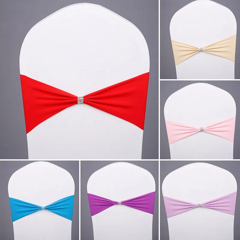 

Застежка-кольцо для спинки стула гостиницы цветок эластичный без завязывания застежка-бант ремни для украшения свадебной вечеринки