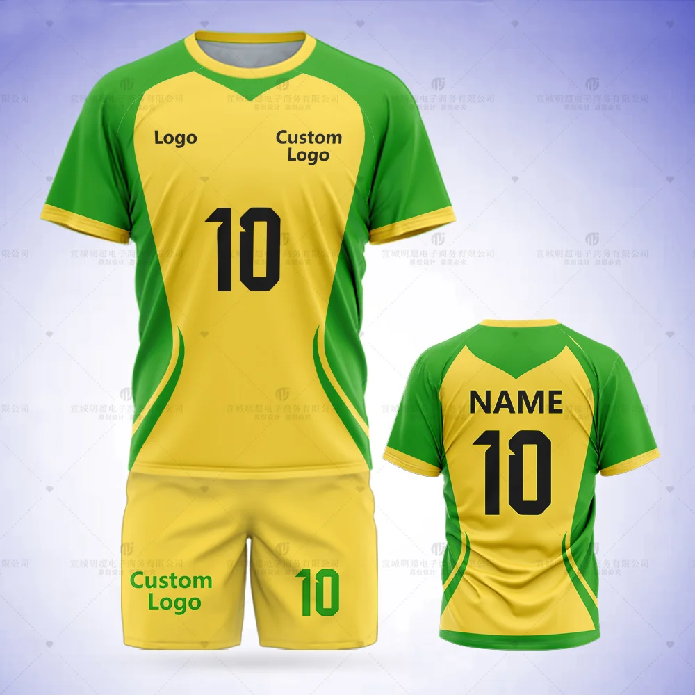 

Custom Mesh Cloth Brand New Club Football Shirt Custom Suit Adult Children Football Training T-shirt DIY Team Football Game Suit
