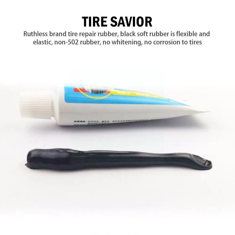 

30ml Tire Repair Adhesive Automobile Tire Repair Side Repair Car Super Tire Adhesive Rubber Hard Filling Glue Cream Injury X7G1