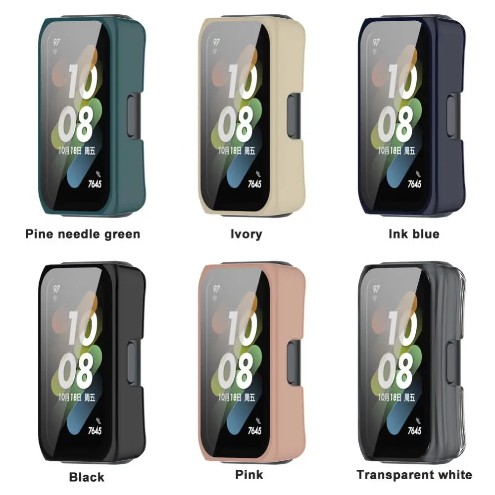 

Soft Tpu Soft Edge Shell Frame Case Screen Protector Smart Watch Case Protective Case Portable Protective Cover Protective Shell